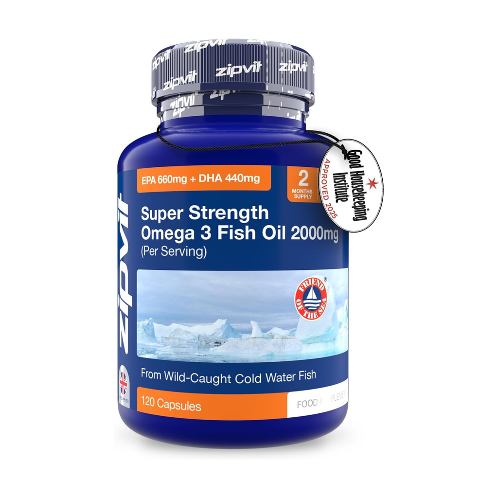 Zipvit Omega 3 Fish Oil 2000mg, EPA 660mg DHA 440mg | 120 capsules