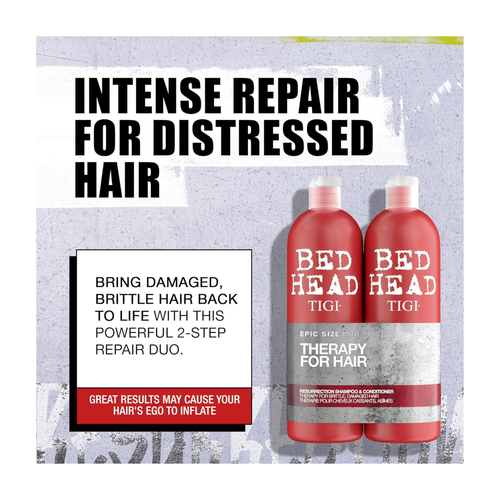 Bed Head by TIGI Resurrection Shampoo & Conditioner Set | 2x 750ml