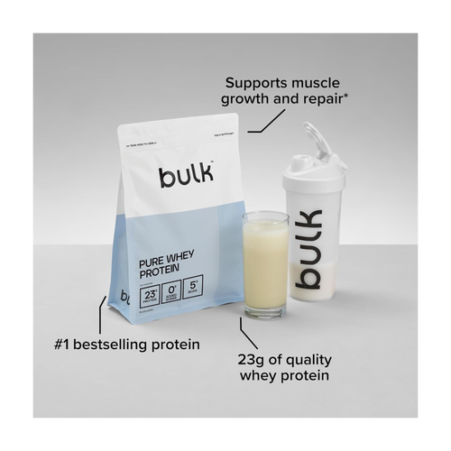 Bulk Pure Whey Protein Powder, Vanilla | 1kg