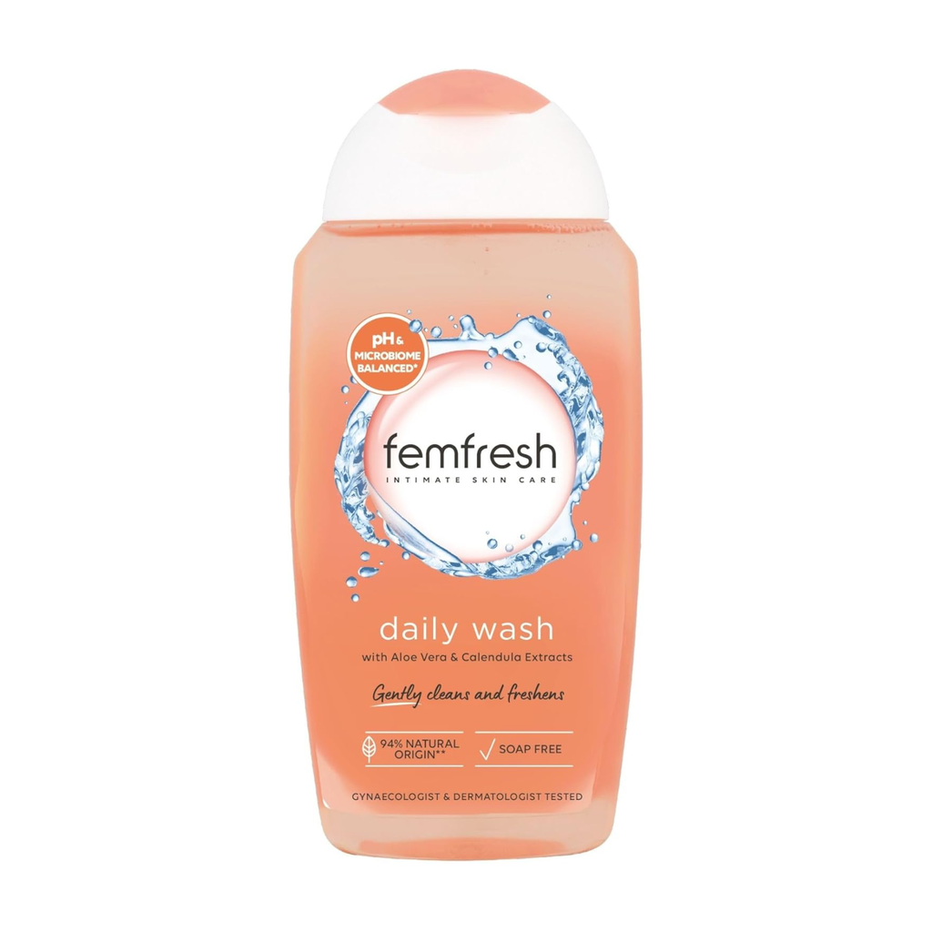 Femfresh Daily Intimate Wash, Feminine Hygiene Shower & Bath Gel Cleanser | 250ml